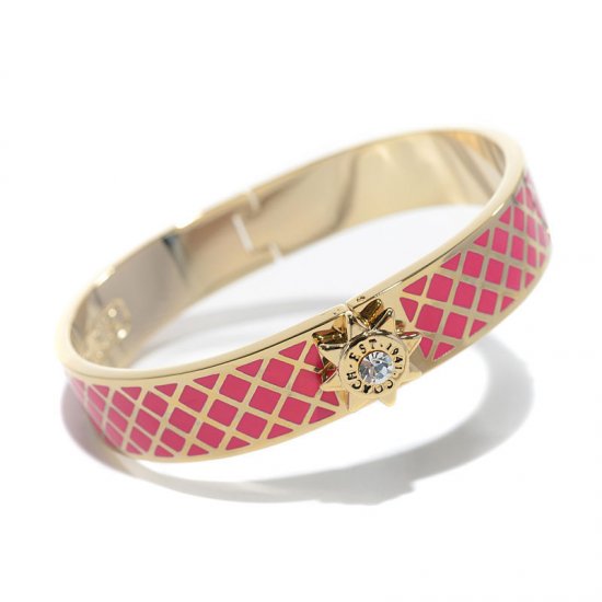 Coach Sun Logo Fuchsia Bracelets CKN  Coach Sun Logo Fuchsia Bracelets CKN